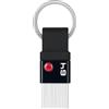EMTEC - Chiavetta USB 3.2 Nano Ring T100 Capacità 64 GB, 64 GB - Compatibilità universale USB 3.0 - ECMMD64GT103 - Design esclusivo con anello portachiavi - Ultra sottile, senza cappuccio