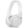 Philips TAH5219WT/00 Cuffie Bluetooth Wireless On‑Ear Leggere - Fino a 65 ore di autonomia, suono naturale, chiamate nitide, bassi dinamici, ricarica USB‑C 2 ore, custodia morbida - Bianco