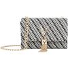 Valentino borsa a tracolla Divina Summer Flap Bag Nero/Multicolor