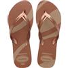 Havaianas Elegance Print Donna FlipFlop Rose Gold 37 EU