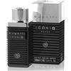 Bugatti Iconiq Black - Profumo da uomo, 100 ml, Woody Ambriery-Sharp, Eau de Toilette con note complesse di cardamomo, legno di sandalo, lavanda e ambra, fragranza scura distintiva