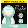 WILKINSON SWORD - Intuition Sensitive Care per le donne | non richiede gel da barba | Confezione da 24 ricariche per lame