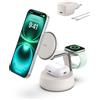 Belkin Ultracharge Pro Caricatore Wireless Qi2.2 25W 3 in 1 - Beige | Base Wirel