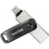 SANDISK IXPAND GO USB 3.0 Memoria e Lightning 256GB - Design in metallo/plastica