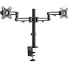 EATON TRIPPLITE DUAL-MONITOR FLEX-ARM DESKTOP CLAMP FOR 13P TO 27P DISPLAYS