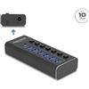 DeLOCK 64326 hub di interfaccia USB 3.2 Gen 2 [3.1 Gen 2] Type-C 10000 Mbit/s Ne