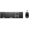 MediaMondo HP Combinazione di tastiera e mouse wireless ricaricabili multidispositivo 725