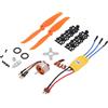 Yinhing Kit Motore Brushless per Aerei RC 2200KV 30A Set di Eliche ESC per Elicottero Quadcopter Aereo RC con Motore 2212 6T 27,5x27mm Dimensioni Albero 3,17mm