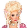 W WIDMANN MILANO Party Fashion - Parrucca donna coloniale, avorio, 18° e 19° secolo, carnevale, festa a tema