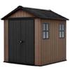 Keter casetta da giardino in resina NEWTON PLUS 757/775 EVOTECH+ - DOPPIA OPZIONE MONTAGGIO