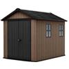 Keter casetta da giardino in resina NEWTON PLUS 759/975 EVOTECH+ - DOPPIA OPZIONE MONTAGGIO