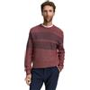 TOM TAILOR Maglione da Uomo, 38801 - Red Navy off White Design, XS