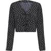 ONLY Onlnova Life Elite L/S Hailey Tie Top, Nero, L