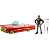 Mattel WWE - Lucha Low Rider e Rey Misterio Main Event, veicolo azione di lancio