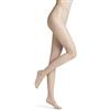 FALKE Seidenglatt 15 DEN W Ti trasparenti velati tinta unita 1 pezzo, Collant Donna, Effetto pelle Porcelain 4106, XL