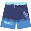 Fortnite Costume Mare Bambino, Pantalon Bagno con Coulisse Elastico Costume Nuoto Bambino per La Spiaggia E La Piscina, Blu 11-12 Anni