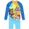 Paw Patrol Costume Piscina Bambino, Costume Mare Bambino Intero Manica Lunga, Costumi da Bagno Ragazzo, Blu 3-4 Anni
