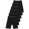 Sloggi 6 Pezzi Slip Gambaletto Donna Basic Long, Nero 54