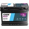 ADR Batteria EXIDE AGM Serie EK 12V Nautica - Avviamento e Servizi (50-106 Ah) - 72 Ah
