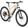 Prophete DICE 2.0 E-MTB 29 - Enovation motore posteriore 48 V, 250 W, 46 Nm, cambio a catena a 9 marce, portata 130 km, forcella ammortizzata Suntour XCT, freni a disco idraulici, beige sabbia
