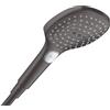 hansgrohe Raindance Select E Doccetta 120 3 getti, cromo nero satinato, 26520340