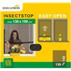 Schellenberg 70474 Zanzariera Easy Open, 130 x 150 cm, antracite