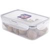 LocknLock Lock & Lock 1ltr Contenitore Rettangolare - Trasparente/Blu, 1 pezzo (la confezione può variare)
