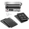 Braun MultiGrill 7 Contact Grill CG 7044 in Acciaio Inossidabile | Piastra Grill e per Waffle | Tazza Dosatrice | Potenza 2000 Watt | Parti Rimovibili Lavabili