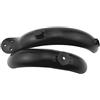 Domary Set Scooter Protezioni Parafango Anteriore Posteriore per Scooter Elettrico, con Materiale ABS PC Parti di Ricambio Facili da Installare (Nera)