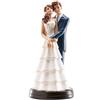 dekora - Sposini per Torta Matrimonio "Laura e Alvaro" - 18 cm di altezza - Cake topper Matrimonio in Resina - Statuine Sposi per torta Nuziale - Base adatta al contatto alimentare