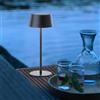 Lightbox LED lampada da tavolo per esterni | lampada mobile da esterno a | Lampada da tavolo a LED per esterni, solare, dimmer a 3 livelli, 30cm, Ø13cm, 300lm
