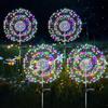 HELESIN Luci Solari Giardino Decorative, 105 LED Esterno Lampada Solari Fuochi d'Artificio Luci, DIY Decorazioni Paesaggio Luci Impermeabile per Patio, Prato e Giardino(Arcobaleno Colorato, 4 pezzi)…
