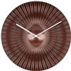 TFA Dostmann Orologio da parete radiocomandato di design ROKOKO, 60.3520.51, elegante quadrante moderno, fascino retrò, orologio radiocomandato, rame