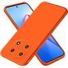 EASSGU Custodia per HONOR Magic4 Lite 5G (6.81 Inches), Cover Morbida in Silicone TPU - Arancia