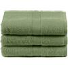 Caleffi Asciugamano In Cotone Minorca CM. 55X105 Spugnissima Tinta Unita Giada Caleffi