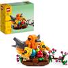 LEGO Creator Il Nido dell'Uccellino, Giochi da Costruire per Bambine e Bambini da 9 Anni Fan degli Animali, Set con 3 Uccelli Giocattolo, Decorazione Cameretta, Regalo di Pasqua o di Compleanno 40639