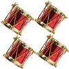 Gatuida Set 4 Pezzi di Tamburo in Miniatura per Casa delle Bambole, Accessori di Strumento Musicale Decorativi per Mini Case, Ornamento per Interni e Camera da Letto