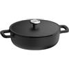 BergHOFF Tegame 2 Manici Antiaderente con Coperchio D28 cm Leo Phantom