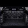 DGCS Pelle Bagagliaio Tappetino per BMW X1 F48 2015-2023, Copertura Totale Copri Baule Tappetino Impermeabile AntiGraffio Vasca Baule Tappeto, Auto Accessori,A/all Black