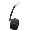 BUGUUYO Lampeggiatore di Nero Segnalatore Acustico in per Sicurezza Migliorata in Scooter e Atv Compatibile Veicoli 50-250cc
