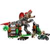 LEGO Fuga dal dinosauro Spinosauro ( 820 pz ) JURASSIC WORLD 9a+ 77982
