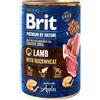 Brit Premium by Nature Agnello Grano Saraceno - Alimento Umido in Lattina per Cani Adulti 800 Gr. - Acquisto minimo 6 pezzi -