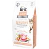 Brit Care Cat Grain Free Sensitive Salmone e Tacchino - Crocchette per Gatti Adulti 2 Kg -