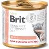 Brit Veterinary Diet Grain Free Cat Renal - Alimento Umido in Lattina per Gatti Adulti 200 Gr. - Acquisto minimo 3 pezzi -