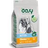Oasy Crocchette Gatto Kitten Pollo 1,5 Kg -