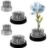 TLDBATICE Set di 4 ricci floreali per Ikebana, per composizioni floreali fai da te, decorazione per la casa, fioristi (23 e 34 mm)