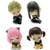 Jurassic World SPY×FAMILY Mini Figure Katazun 5 Set Completo Gashapon JapanTakara Nuovo