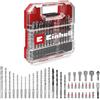 Einhell Accessories Set di punte e trapani originale Einhell L-CASE da 40 pezzi (punte da 25 mm, portapunte a cambio rapido, chiave a bussola, svasatore, punte per metallo, pietra e legno, inclusa scatola di custodia)