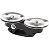 Meinl Percussion FJS1S-BK, Sonagli per dita, con Cimbalini in acciaio, Nero