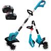 Generico Motozappa a batteria Motozappa elettrica con motore brushless regolabile in altezza, larghezza di lavoro 20 cm Professionale